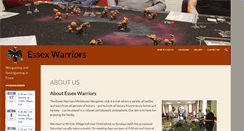 Desktop Screenshot of essexwarriors.org