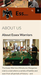 Mobile Screenshot of essexwarriors.org